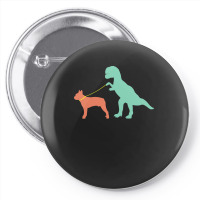 Boston Terrier T  Shirtfunny Boston Terrier Dinosaur Cute Boston Terri Pin-back Button | Artistshot