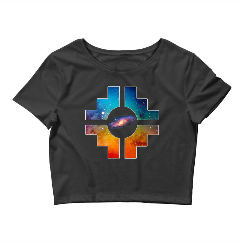 Chakana Inca Galaxy Symbol Premium T Shirt Crop Top by been | Artistshot