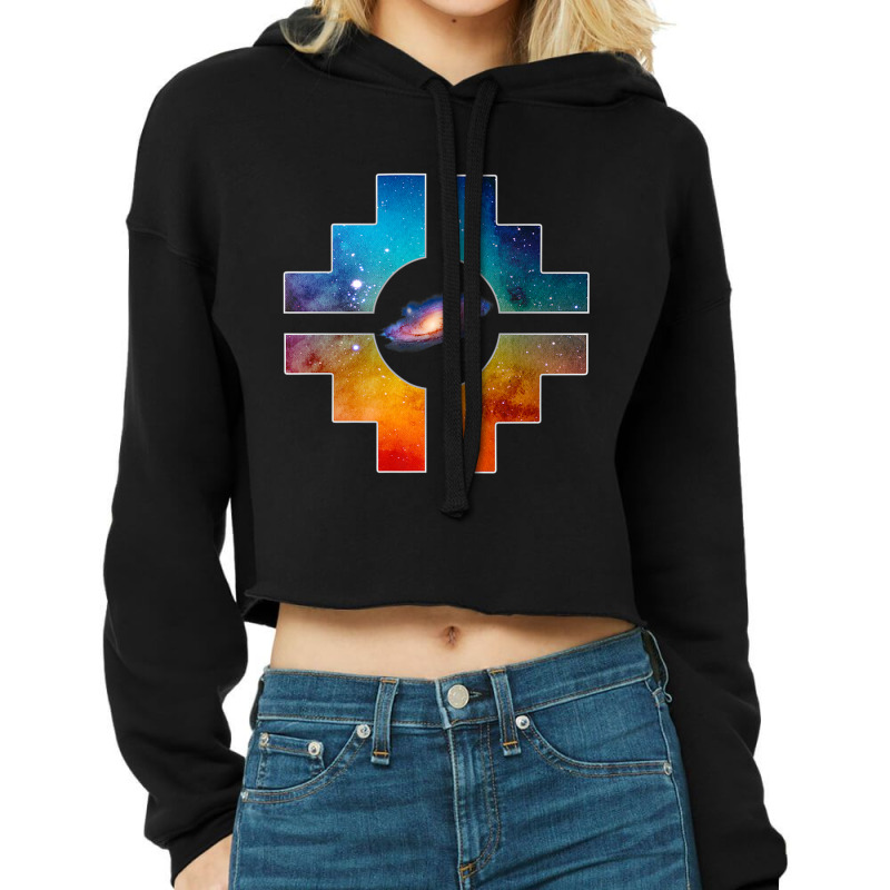 Chakana Inca Galaxy Symbol Premium T Shirt Cropped Hoodie by been | Artistshot