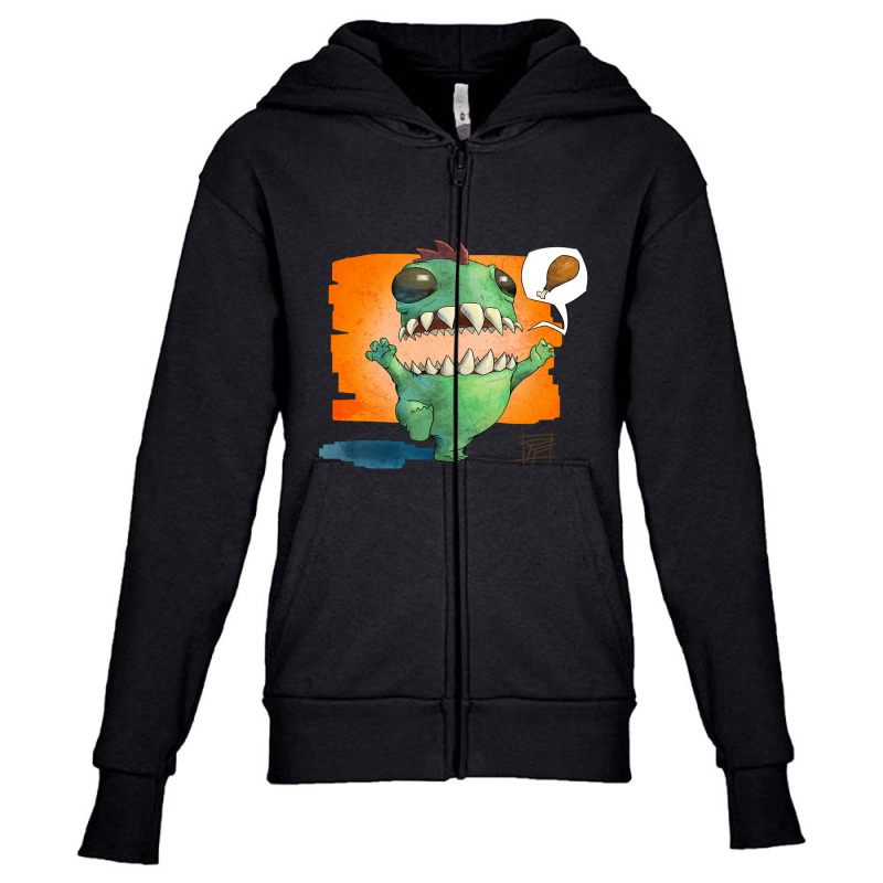 Trending Nom Nom Nom Youth Zipper Hoodie by Pannell Quintero | Artistshot