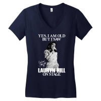 Gift Idea Album Yes I'm Old But I Saw Lauryn Hill On Stage Women's V-neck T-shirt | Artistshot