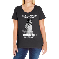 Gift Idea Album Yes I'm Old But I Saw Lauryn Hill On Stage Ladies Curvy T-shirt | Artistshot