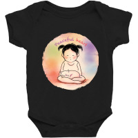 Trending Peaceful Heart With Cat Baby Bodysuit | Artistshot