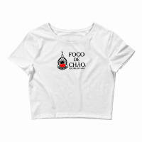 Retro Fogo De Specialchao Churrascaria Old Boy Crop Top | Artistshot