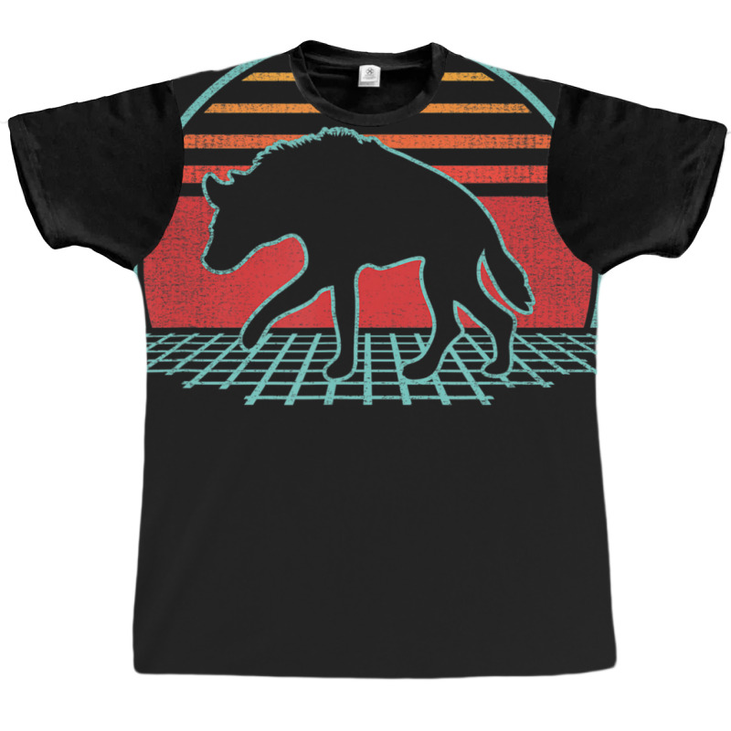 Limited Edition Hyena Retro Safari Wildlife Vintage 80s Style Graphic T-shirt | Artistshot