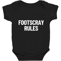 Limited Edition Footscray Rules Victoria Australia Capital City Baby Bodysuit | Artistshot