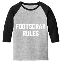 Limited Edition Footscray Rules Victoria Australia Capital City Youth 3/4 Sleeve | Artistshot