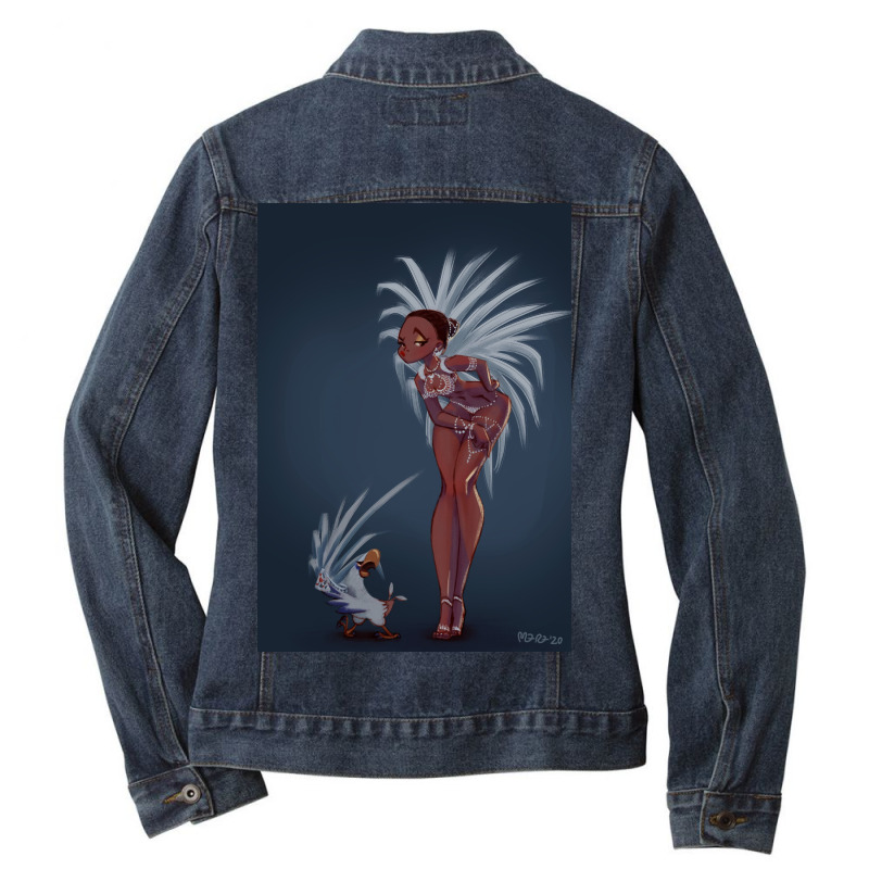 Legendary Looter Ladies Denim Jacket by amajureyonm | Artistshot