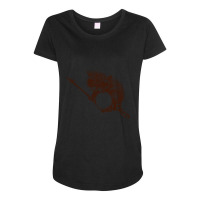 Limited Edition Raccoon Spear Fighter Maternity Scoop Neck T-shirt | Artistshot