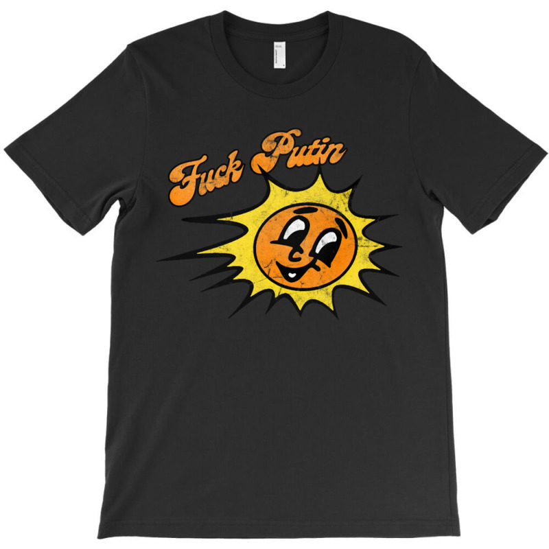 Fuck Putin Retro Sun Design T-Shirt by JudyRowena | Artistshot