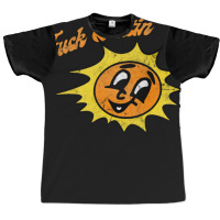 Fuck Putin Retro Sun Design Graphic T-shirt | Artistshot