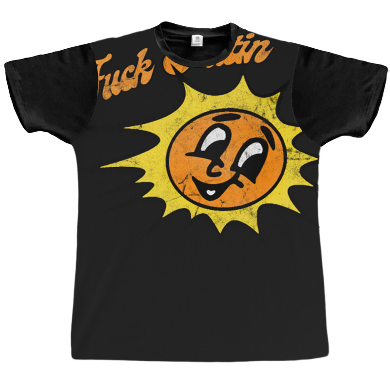 Fuck Putin Retro Sun Design Graphic T-shirt by JudyRowena | Artistshot