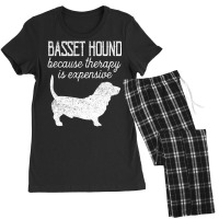 Trending Basset Hound Because Therapy Is Expensive Adopt Dont Shop Women's Pajamas Set | Artistshot