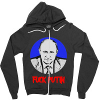 Fuck Putin Anti Vladimir Putin Zipper Hoodie | Artistshot