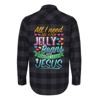 Hot Trend Fun Christian Jelly Bean Candy Lover Easter Jesus Saying Flannel Shirt | Artistshot