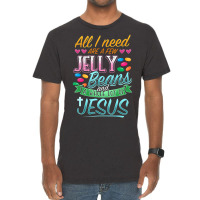 Hot Trend Fun Christian Jelly Bean Candy Lover Easter Jesus Saying Vintage T-shirt | Artistshot