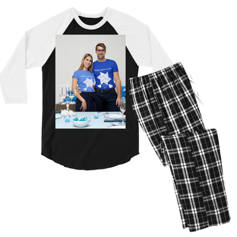 Trending Bridge Upon A Star Men's 3/4 Sleeve Pajama Set | Artistshot