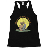 We Are All Meat Clocks Faded Style Nihilist Design Racerback Tank | Artistshot