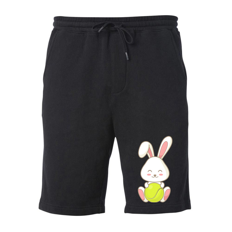 Easter Day T  Shirt Easter Bunny Tennis Ball Easter Day For Kids T  Sh Fleece Short | Artistshot