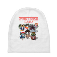 Limited Edition Stranger Cats Baby Beanies | Artistshot