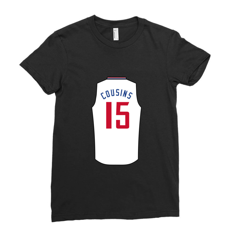 Demarcus Cousins Jersey 12 Ladies Fitted T-Shirt by KelseyHachler | Artistshot