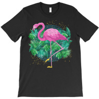 Flamingo T  Shirt Tropical Flamingo Bird Botanical Flamingos T  Shirt T-shirt | Artistshot