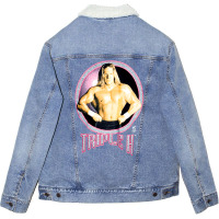 Triple H, The Game, Triple H, Triple, H, Triple H Vintage, Triple H Ar Unisex Sherpa-lined Denim Jacket | Artistshot