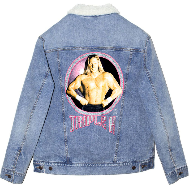 Triple H, The Game, Triple H, Triple, H, Triple H Vintage, Triple H Ar Unisex Sherpa-Lined Denim Jacket by SHOPODKA | Artistshot