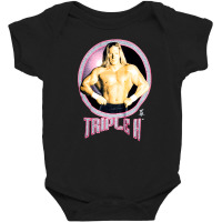 Triple H, The Game, Triple H, Triple, H, Triple H Vintage, Triple H Ar Baby Bodysuit | Artistshot