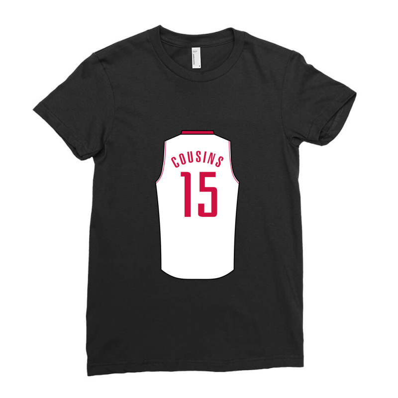 Demarcus Cousins Jersey 61 Ladies Fitted T-Shirt by KelseyHachler | Artistshot