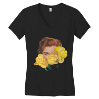 Hot Trend Woman Between Flowers And Lemons Women's V-neck T-shirt | Artistshot