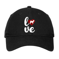 Limited Edition Akita Dog Lover Buffalo Plaid Love Akita Valentine's D Adjustable Cap | Artistshot