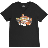 Saint Bernard T  Shirt Saint Bernard Ramen Sushi T  Shirt V-neck Tee | Artistshot