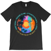 Hot Trend Sunset Beach, Treasure Island, Pinellas County, Florida T-shirt | Artistshot