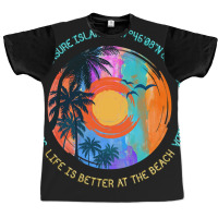 Hot Trend Sunset Beach, Treasure Island, Pinellas County, Florida Graphic T-shirt | Artistshot