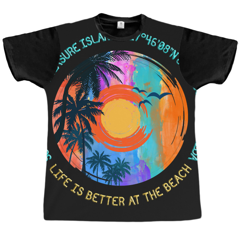 Hot Trend Sunset Beach, Treasure Island, Pinellas County, Florida Graphic T-shirt | Artistshot