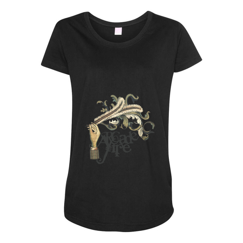 Arcade Fire - Funeral Maternity Scoop Neck T-shirt by NicholetteJeanHastings | Artistshot