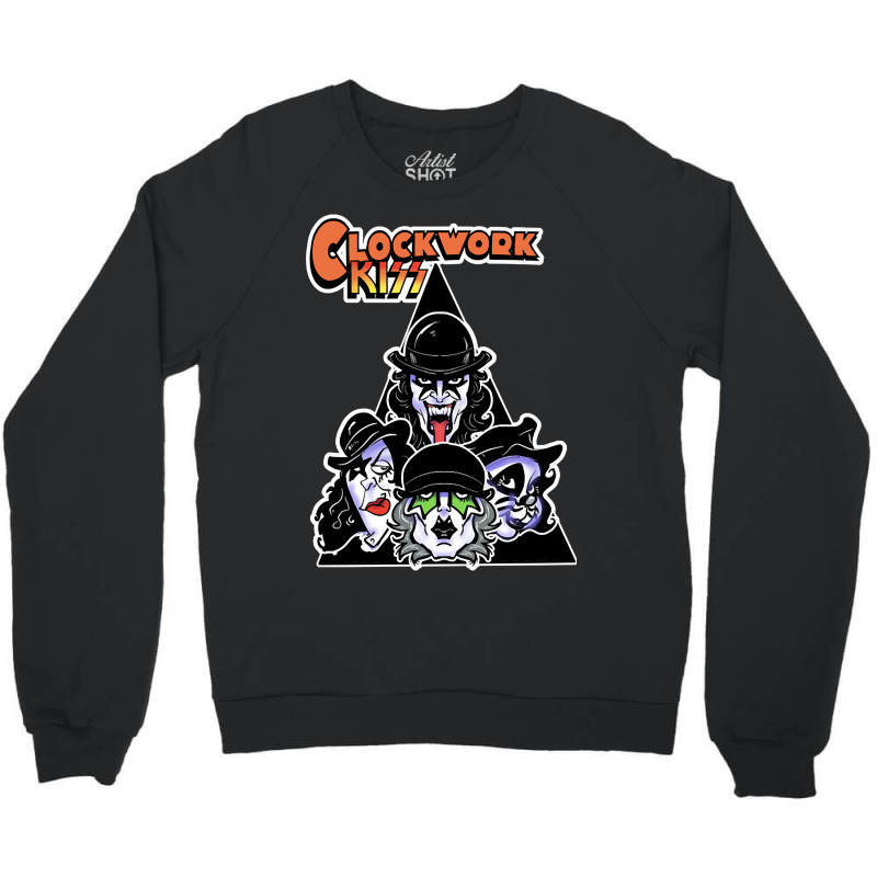 Limited Edition Clockwork Kiss Crewneck Sweatshirt | Artistshot