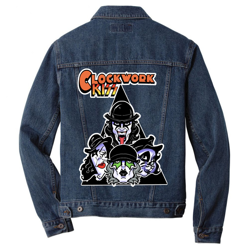 Limited Edition Clockwork Kiss Men Denim Jacket | Artistshot