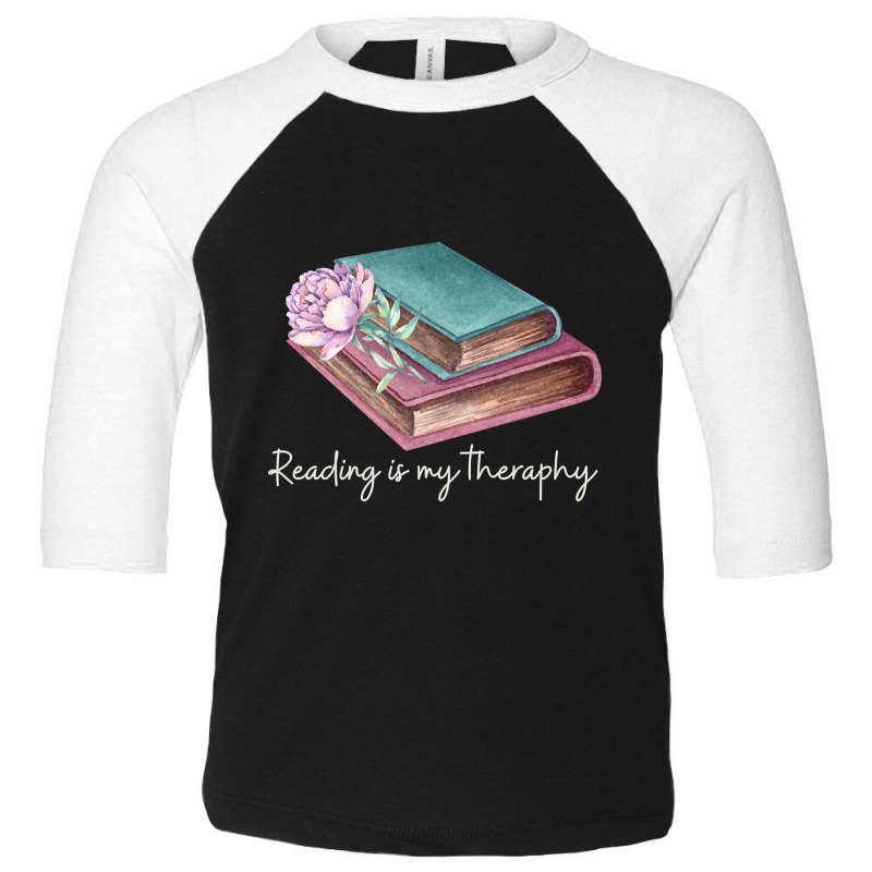 Limited Edition Reading Is My Theraphy 79 Toddler 3/4 Sleeve Tee by Crews Micki | Artistshot