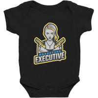 Marketing Executive - Office Superhero Baby Bodysuit | Artistshot