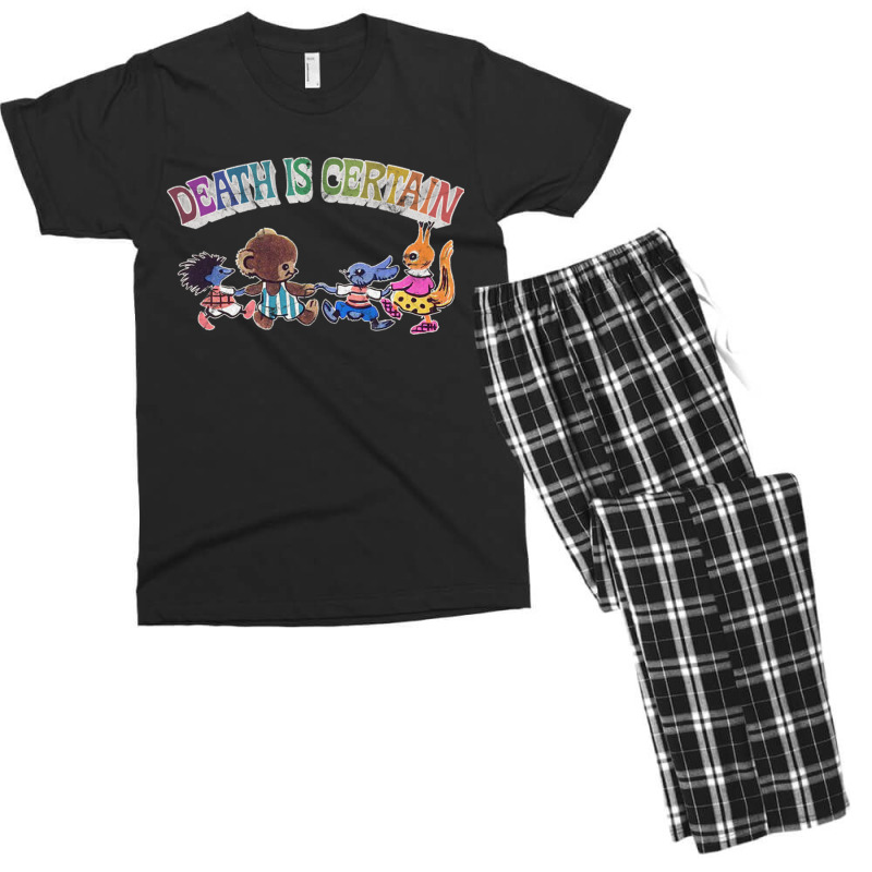 Death Is Certain Nihilist Design Men's T-shirt Pajama Set by ErnestGallon | Artistshot