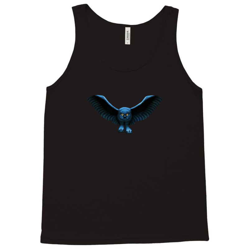 Blue Owl Tank Top | Artistshot