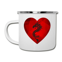 Dragon Valentines Day Heart Women Dragon Lover Valentine Camper Cup | Artistshot