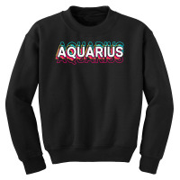 Trending Aquarius Constellation Astrology Aquarius Youth Sweatshirt | Artistshot