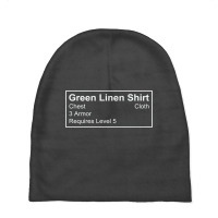 Green Linen Shirt Baby Beanies | Artistshot