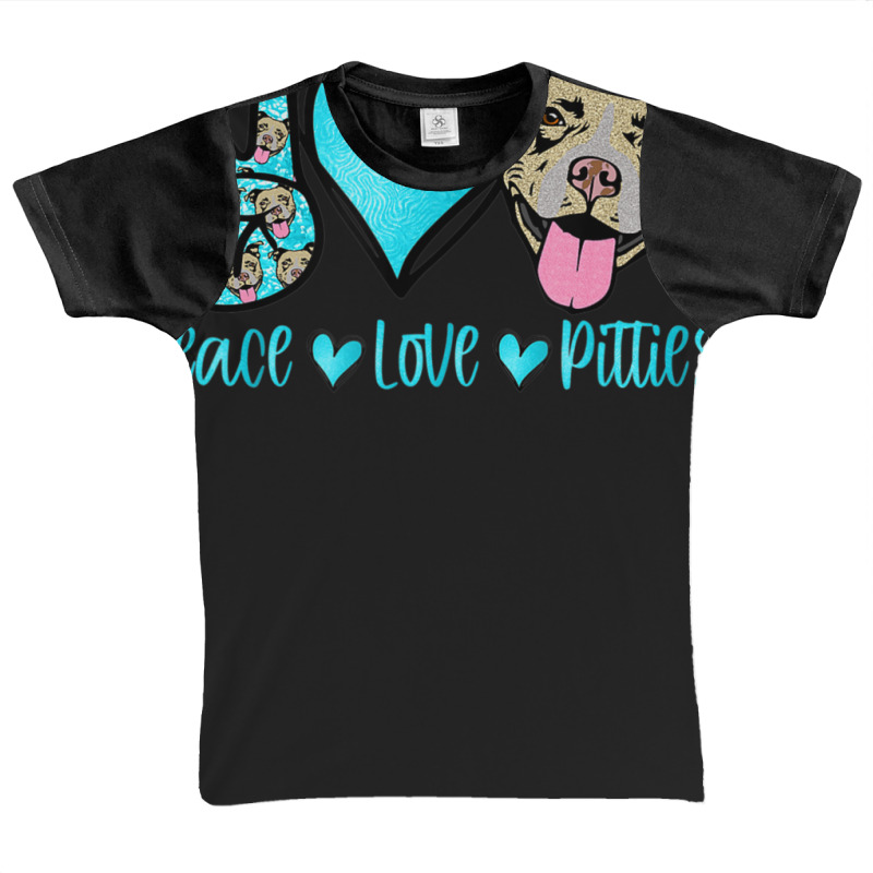 Trending Carolina Adopt A Bulls Peace Love Pitties Graphic Youth T-shirt by michealyoungerlk01 | Artistshot