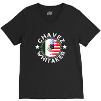 Chavez Vs Whitaker Boxing Match V-neck Tee | Artistshot