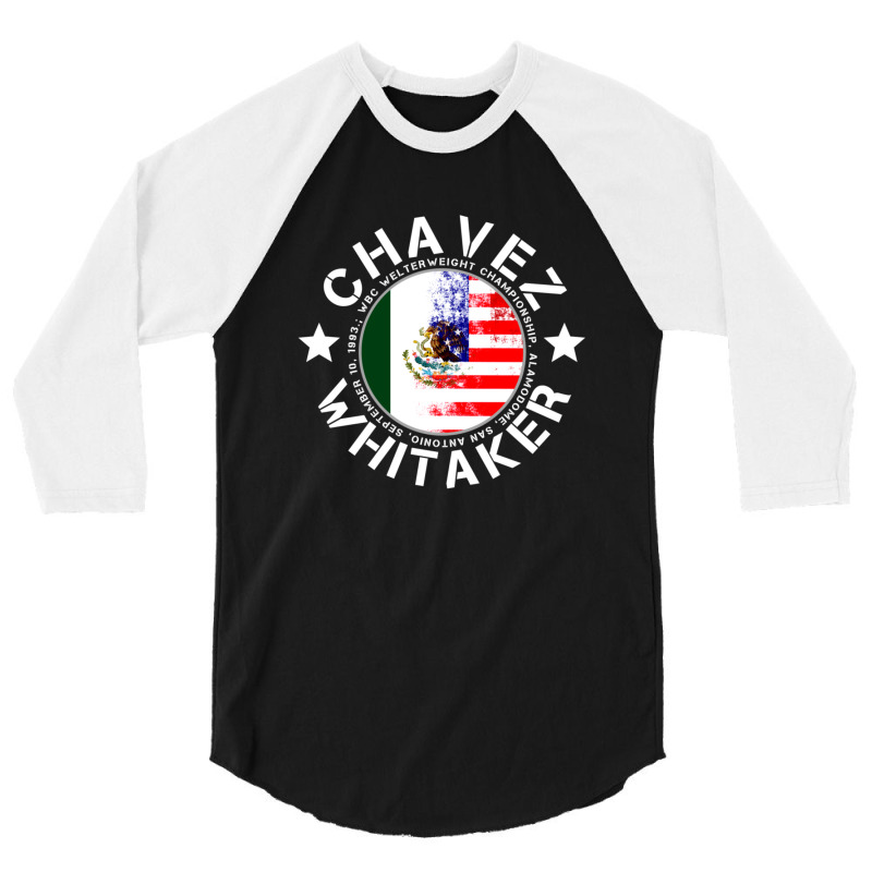 Chavez Vs Whitaker Boxing Match 3/4 Sleeve Shirt | Artistshot