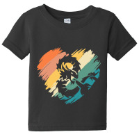 Hot Trend Retro Dragon Heart Baby Tee | Artistshot